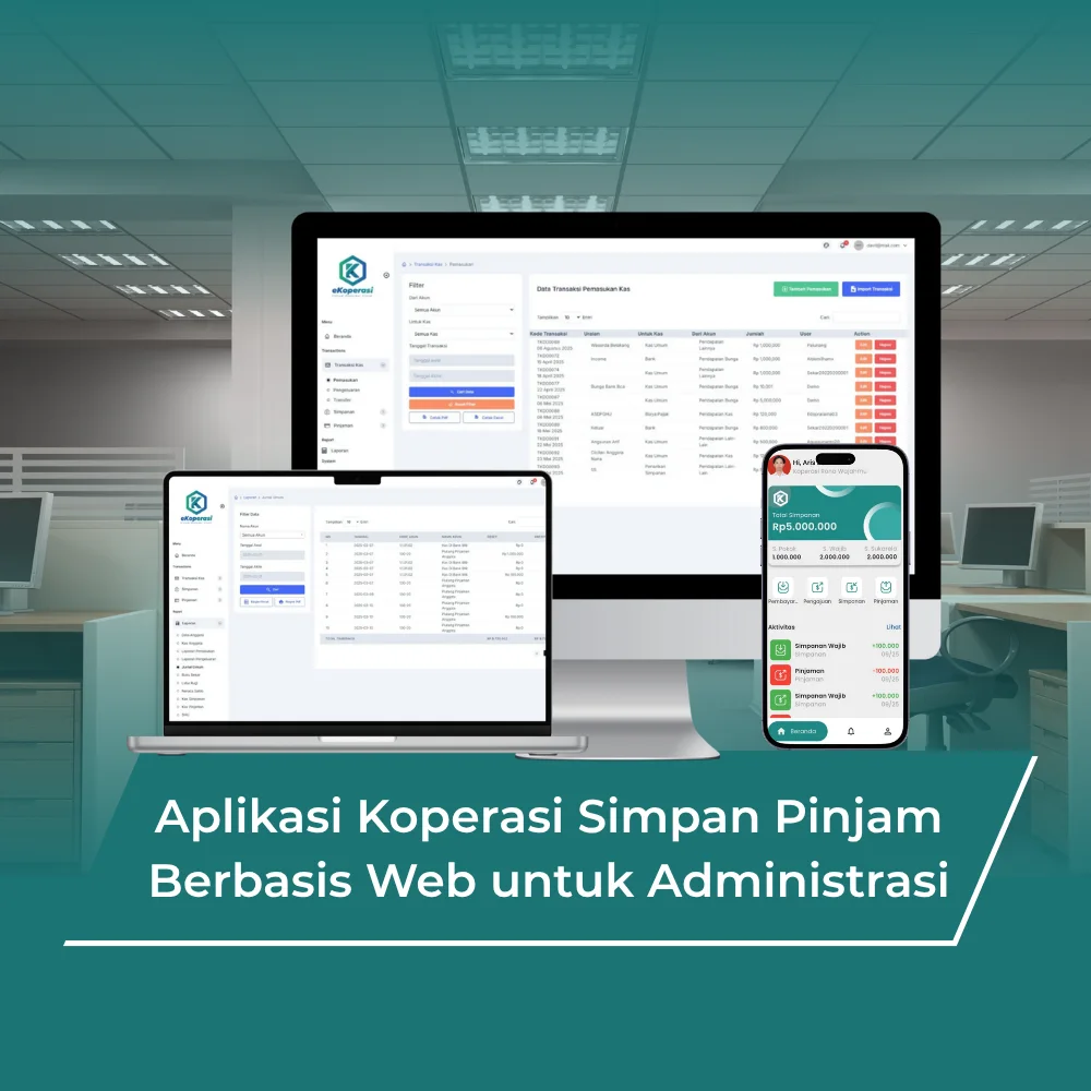Aplikasi Koperasi Simpan Pinjam Berbasis Web untuk Administrasi